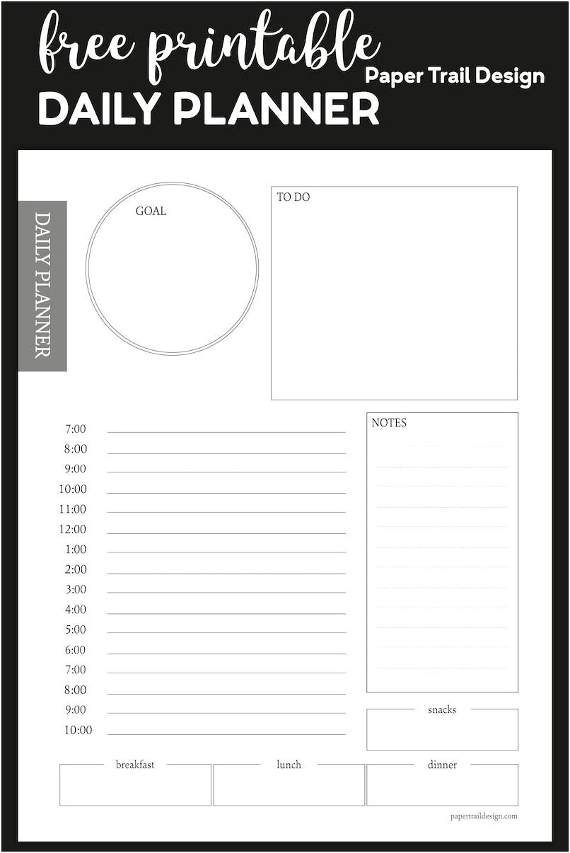 Skip To My Lou Planner Template Download