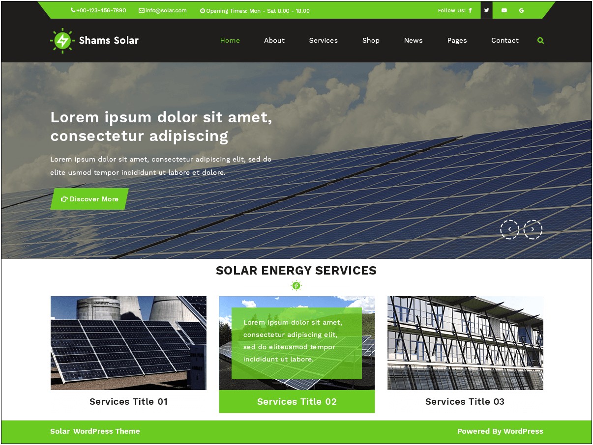 Solar System Html Template Free Download