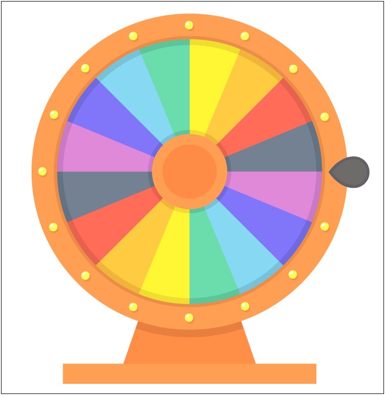 Spin Wheel Interactive Template Free Download