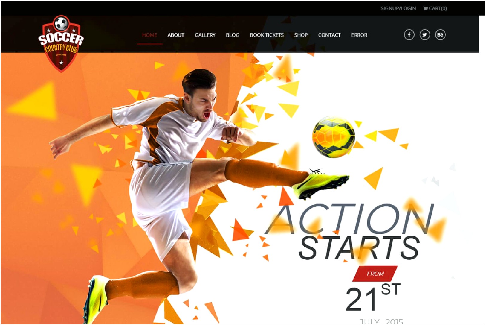 Sports Sporting Club Template Free Download