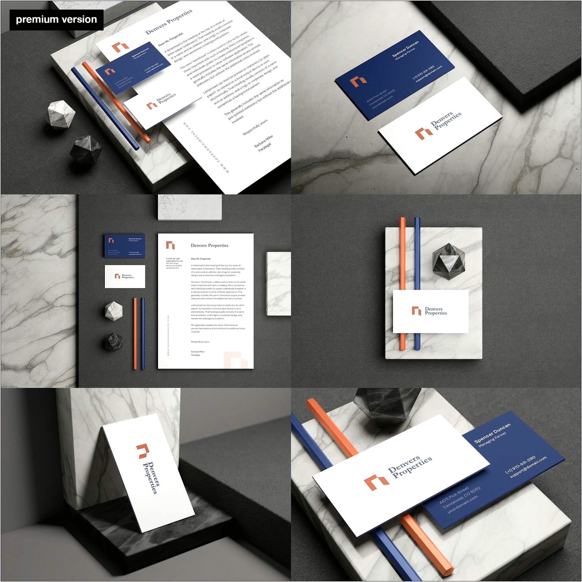 Stationery Design Template Psd Free Download