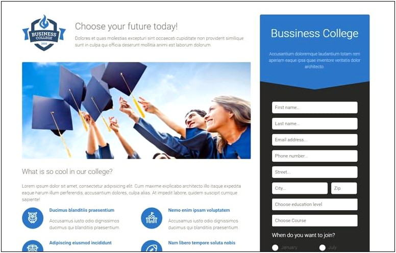 Student Portal Css Templates Free Download