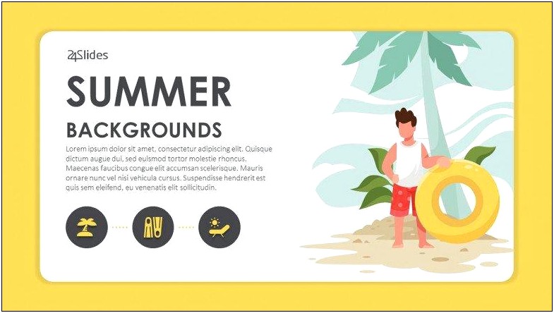 Summer Holiday Powerpoint Templates Free Download