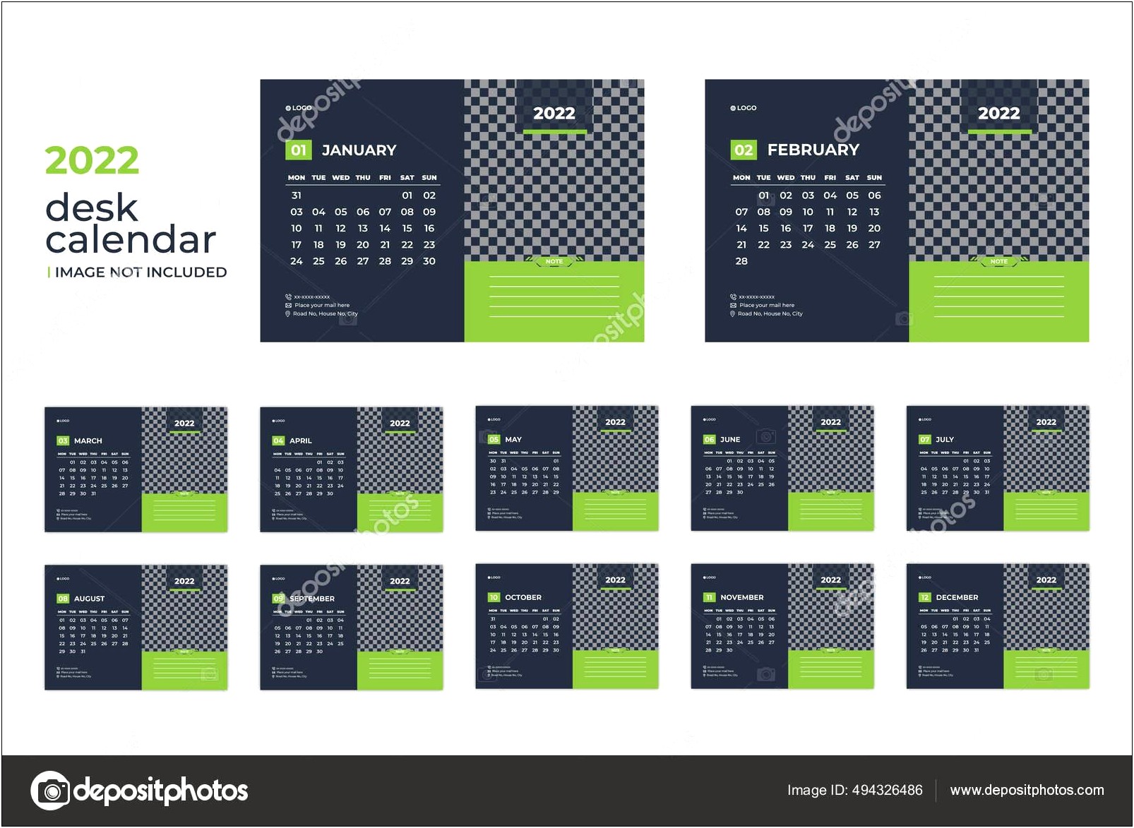 Table Calendar Template Vector Free Download