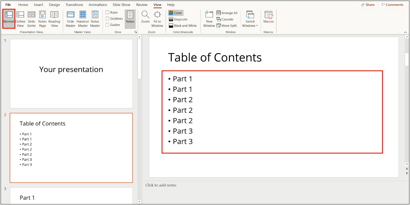 Table Of Contents Template Word 2007