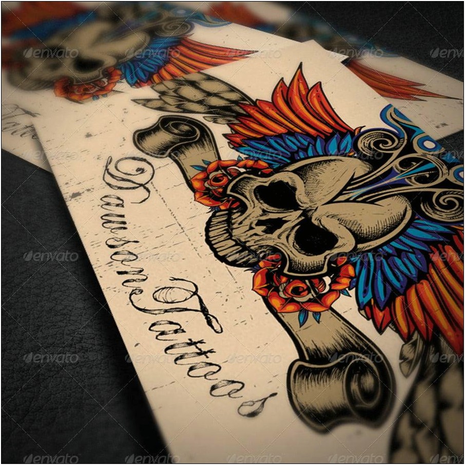 Tattoo Business Card Templates Free Download