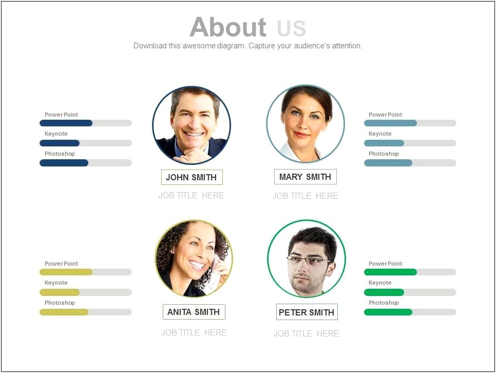Team Introduction Powerpoint Template Free Download
