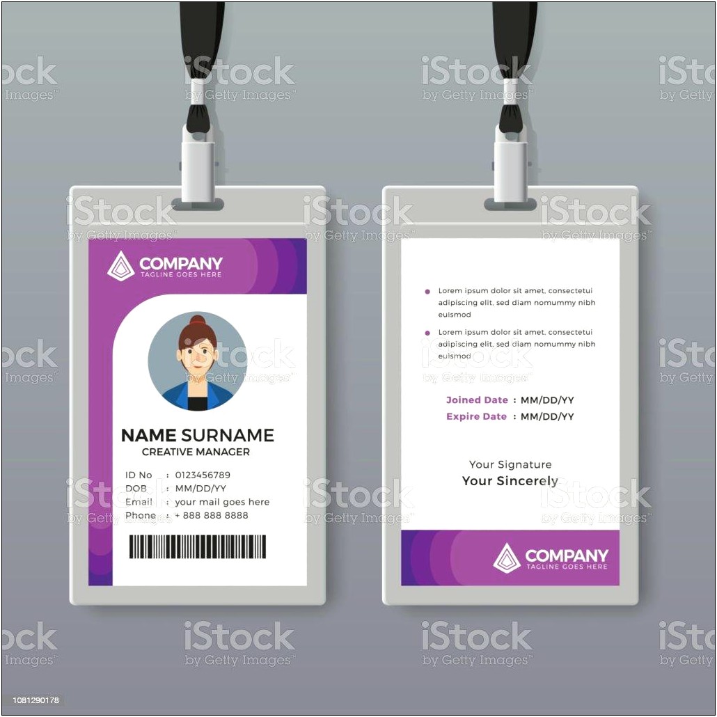 Template Id Card Design Free Download