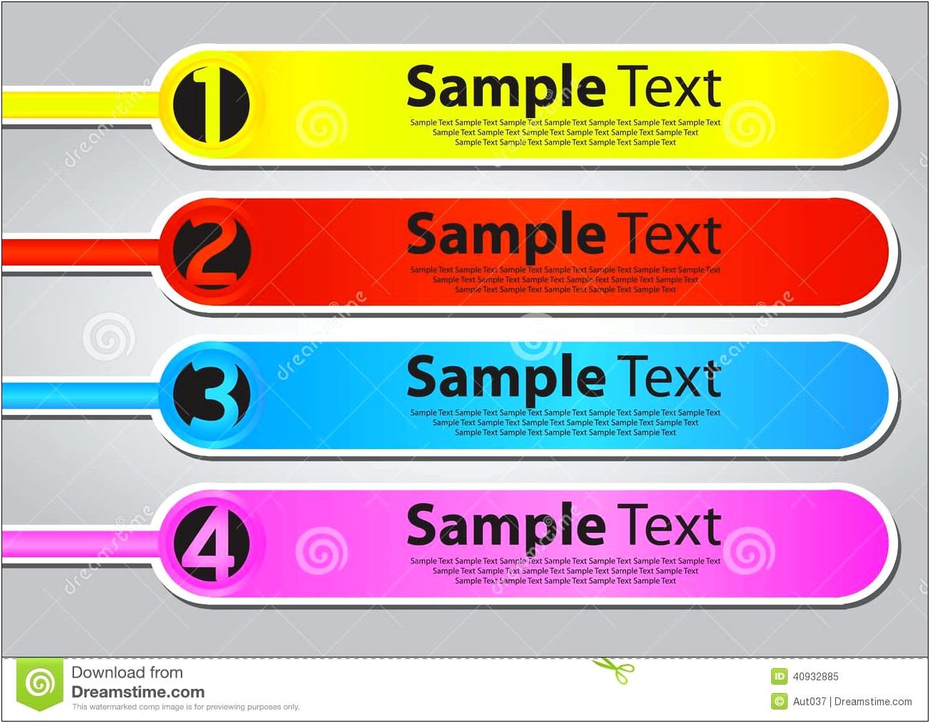 Text Box Templates Vector Free Download