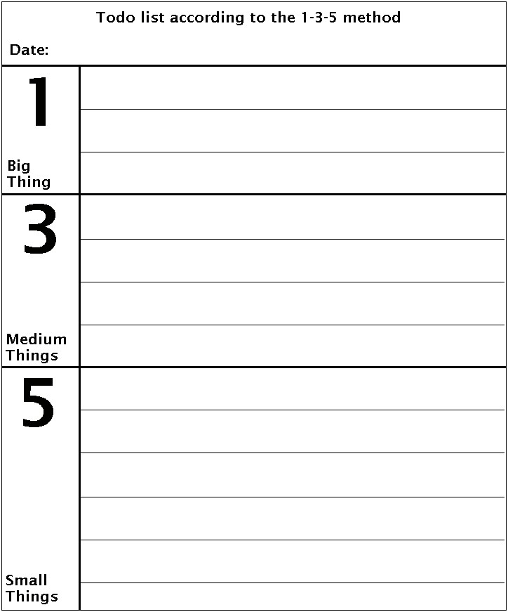 Things To Do List Microsoft Download Template