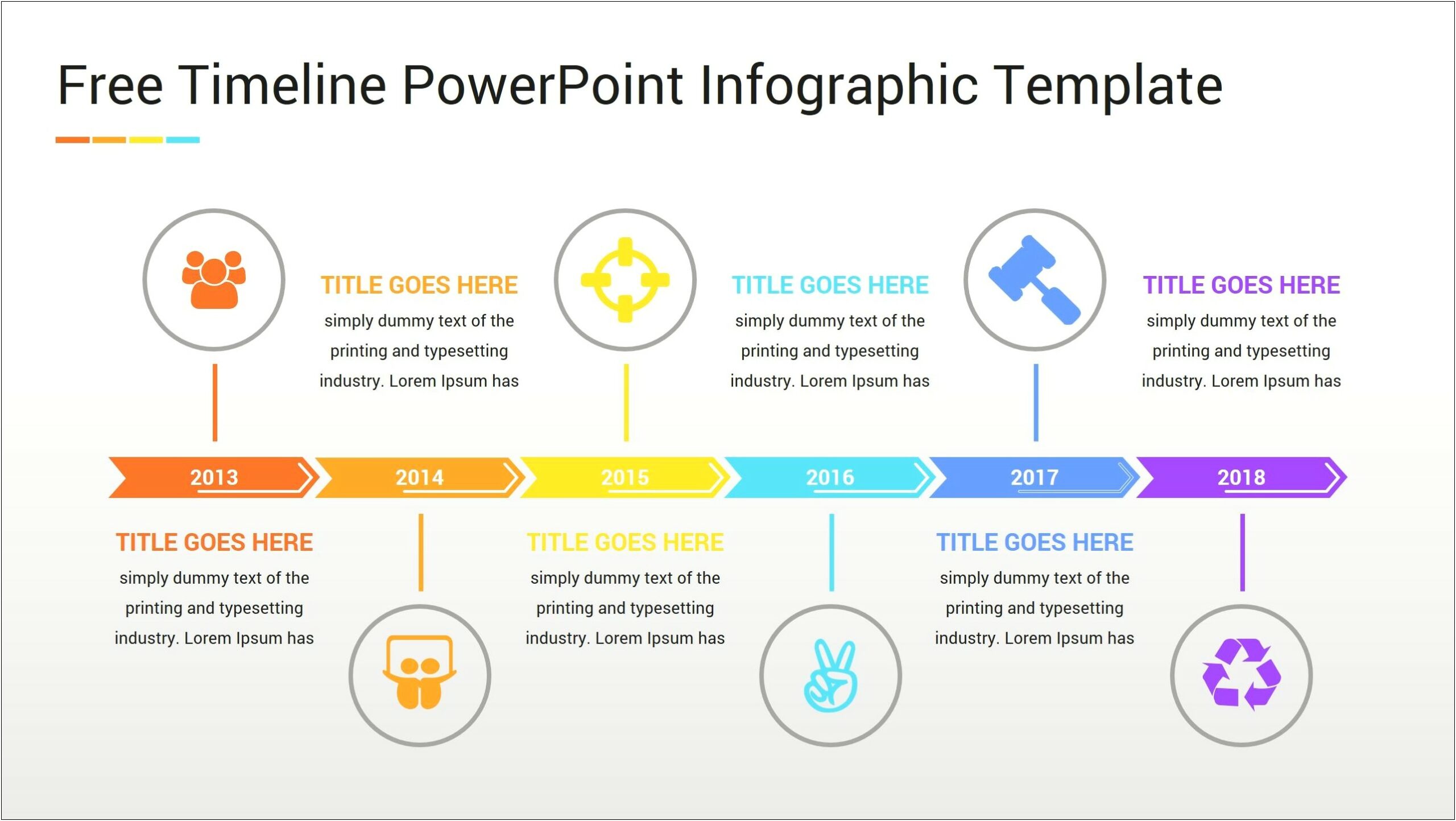 Timeline Infographic Template Word Free Download
