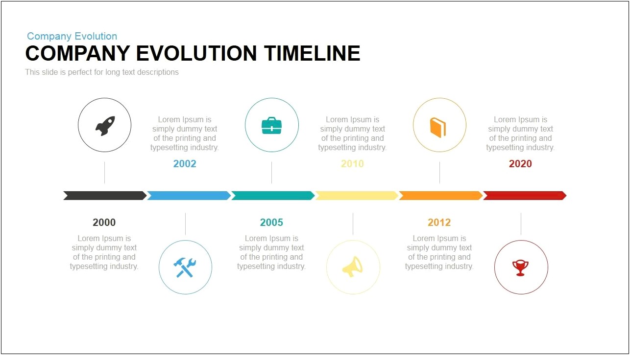 Timeline Powerpoint Slide Template Download Free