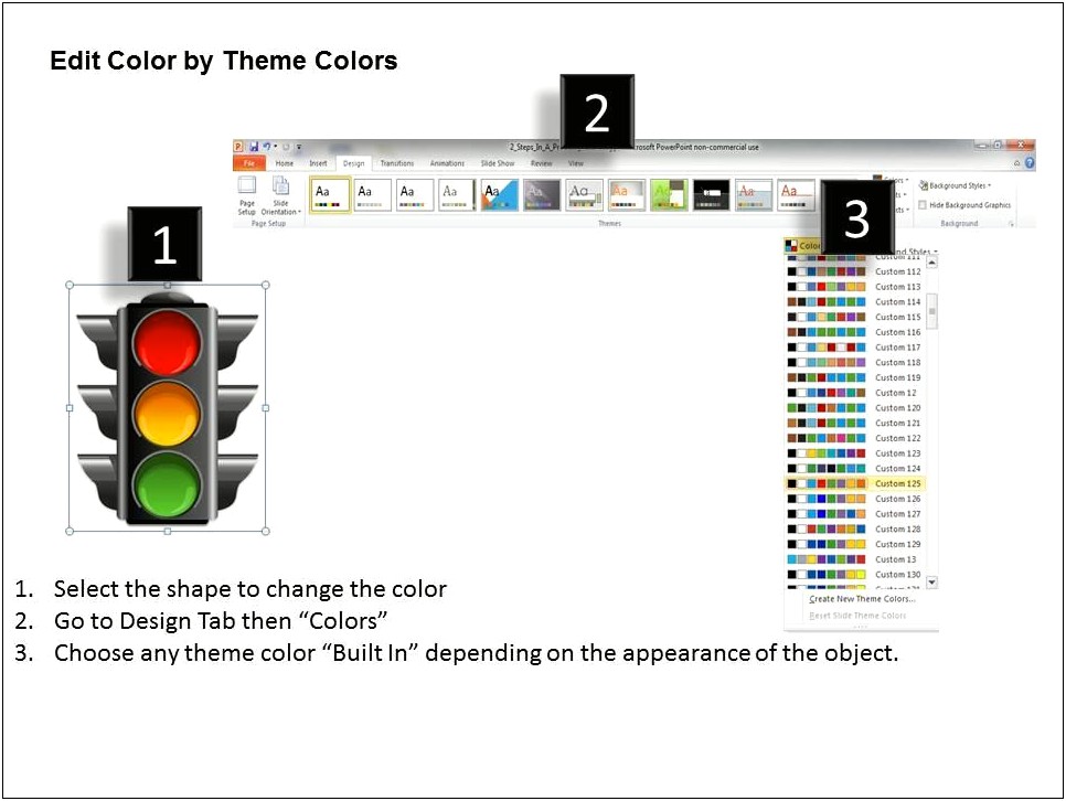 Traffic Light Powerpoint Template Free Download