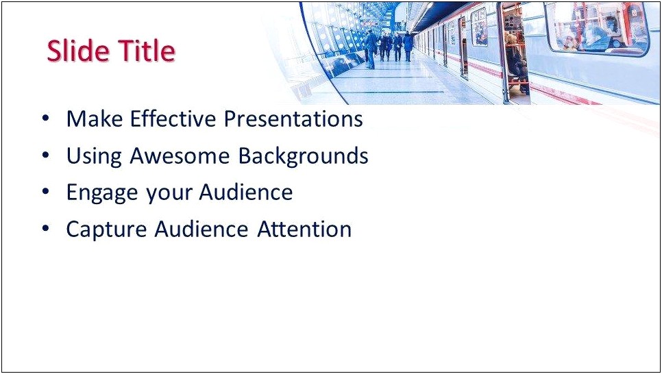 Train Template For Ppt Free Download