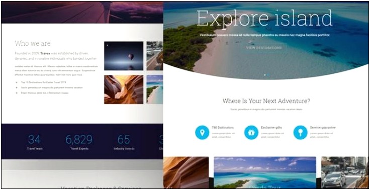 Travel Agency Blogger Template Free Download