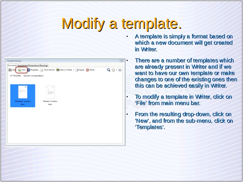 Use Of Templates In Word Processing