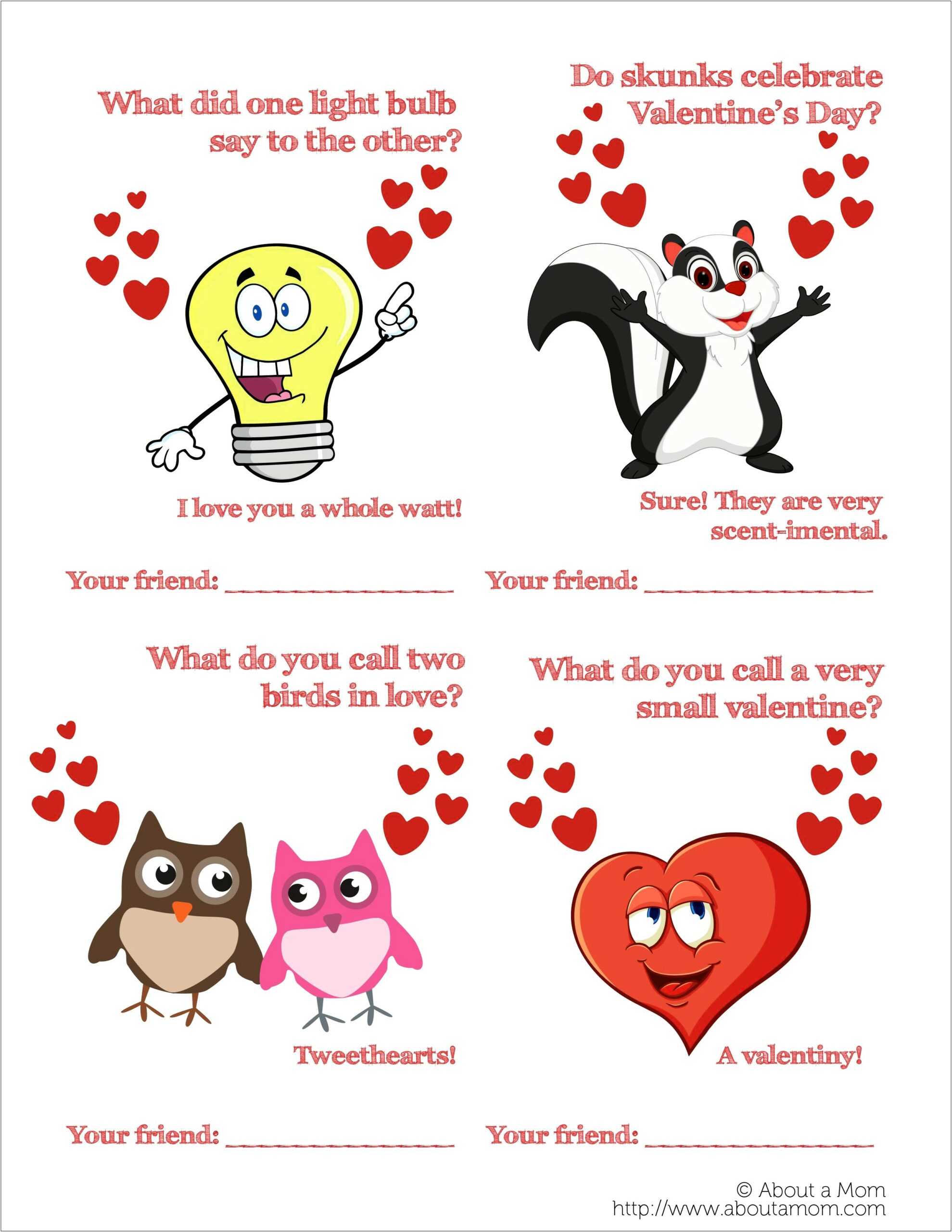 Valentines Day Card Template Download Word
