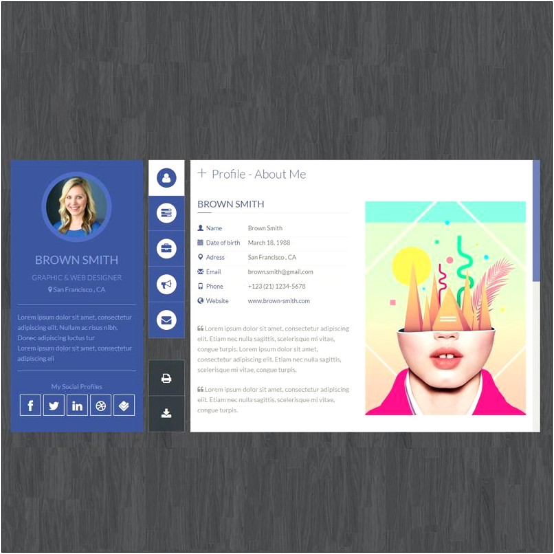 Vcard Responsive Html Template Free Download