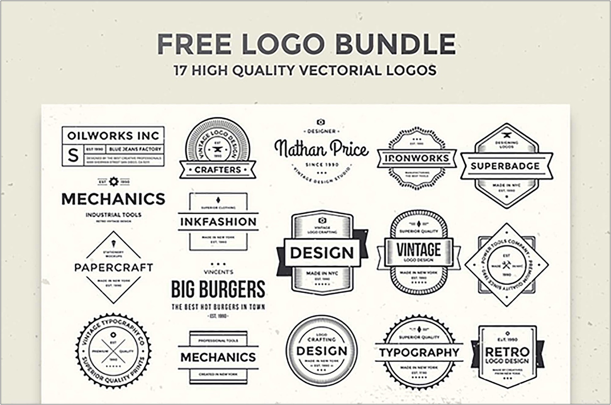 Vector Logos Logo Templates Free Download