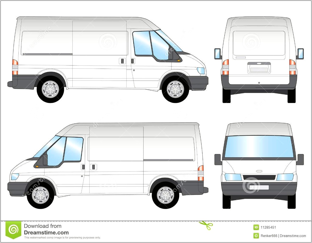 Vehicle Wrap Outline Template Free Download