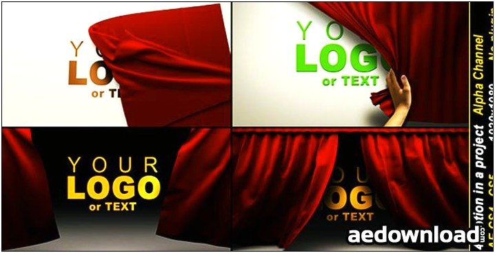 Videohive Curtain Show Template Free Download