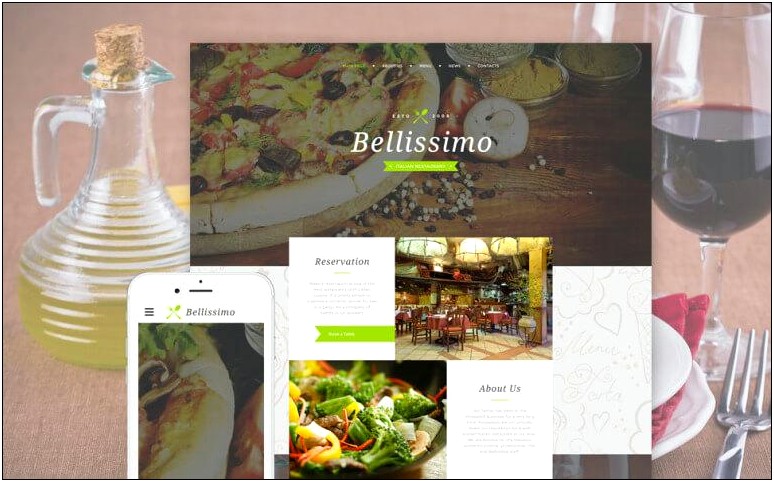 Vienna Responsive Restaurant Template Free Download