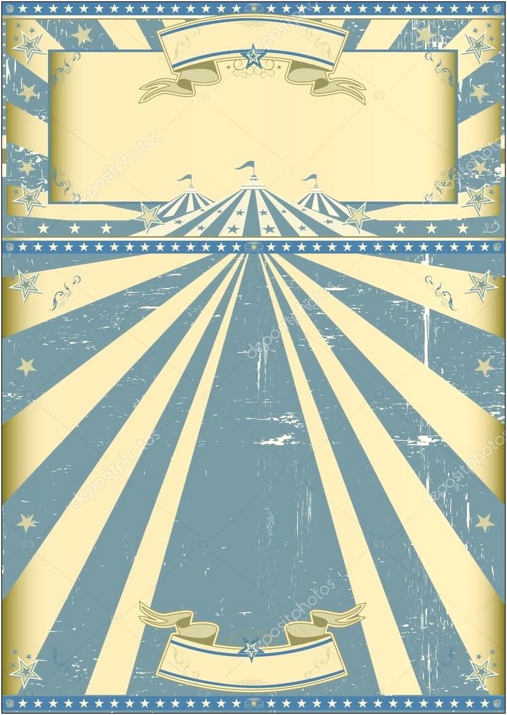 Vintage Circus Poster Template Free Download