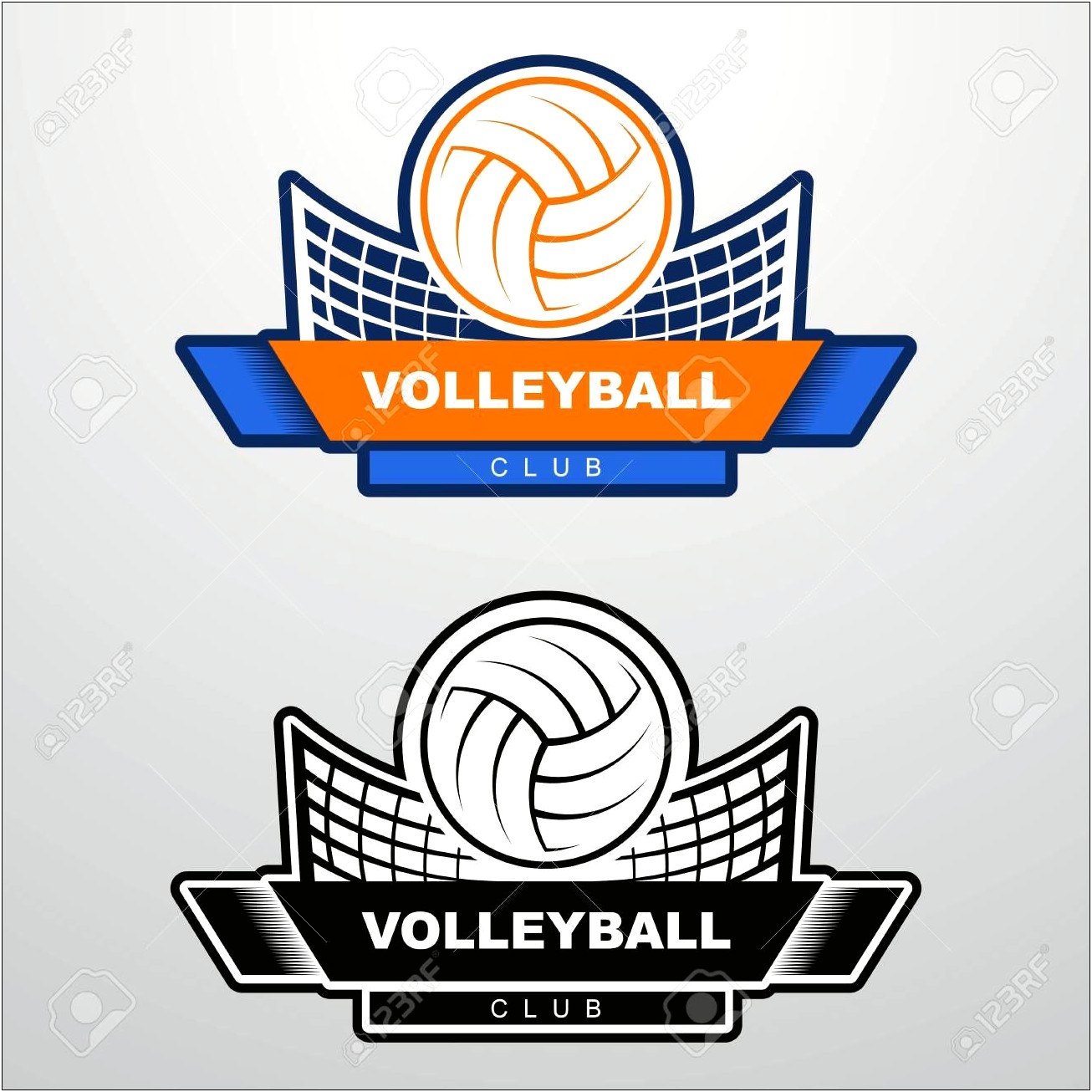 Volleyball Logo Design Templates Free Download