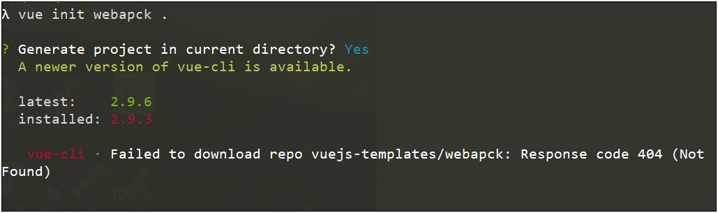 Vue Failed To Download Repo Vuejs Templates