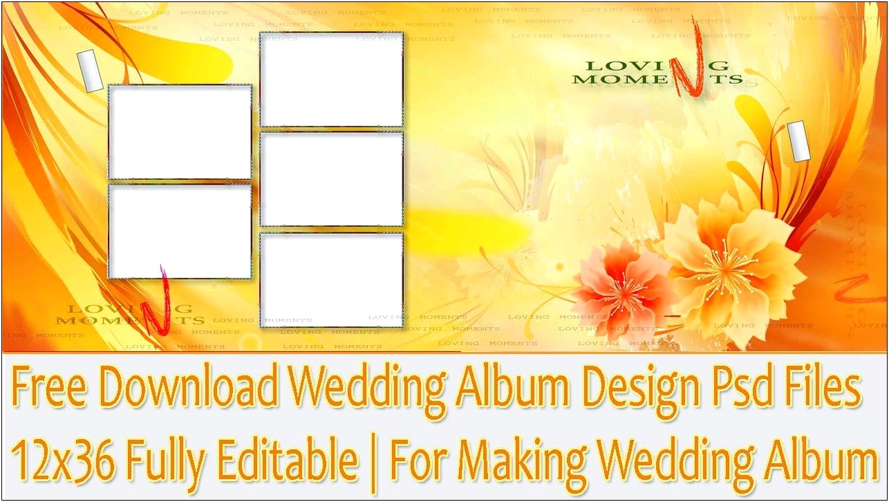 Wedding Album Template Psd Premium Download