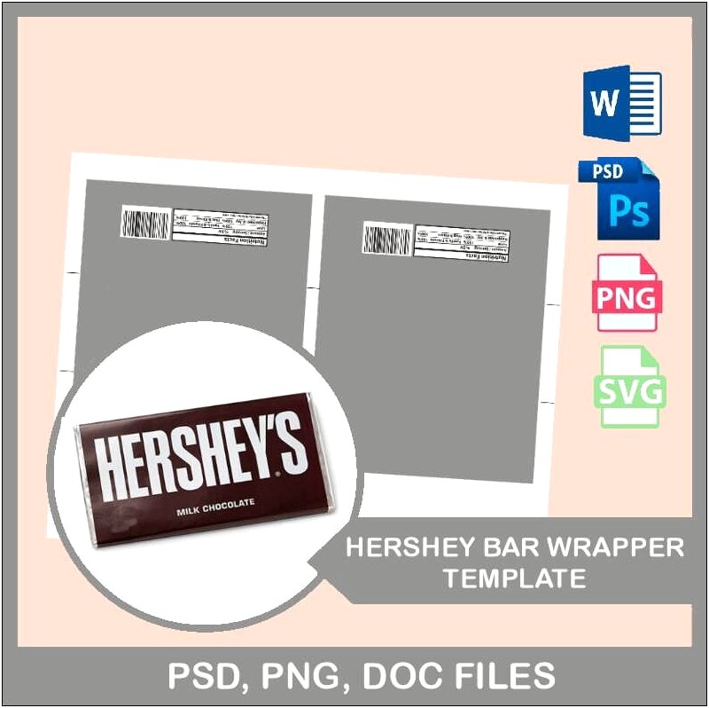 Wedding Candy Bar Wrapper Template For Word