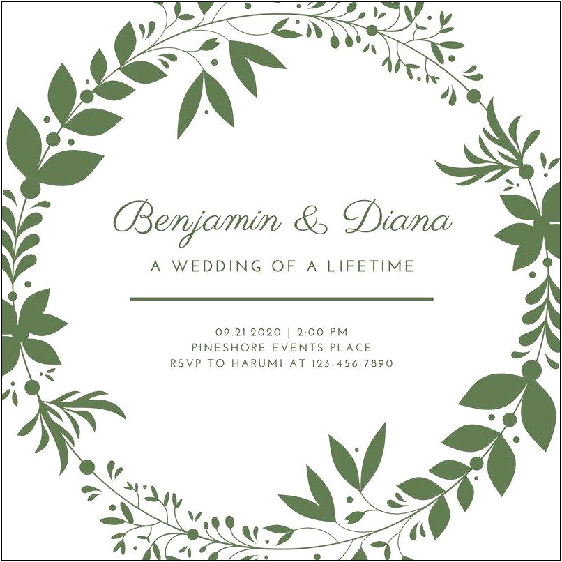 Wedding Cards Blank Templates Free Download