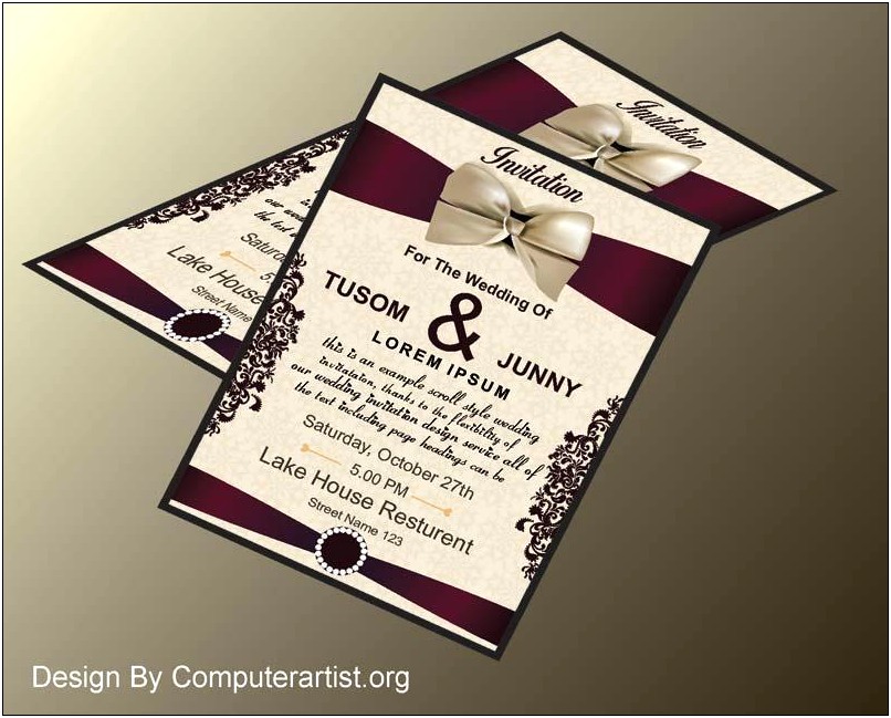 Wedding Cover Page Template Free Download