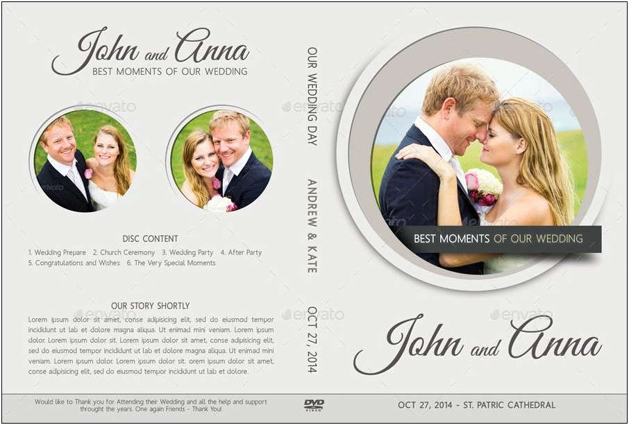 Wedding Dvd Cover Templates Free Download