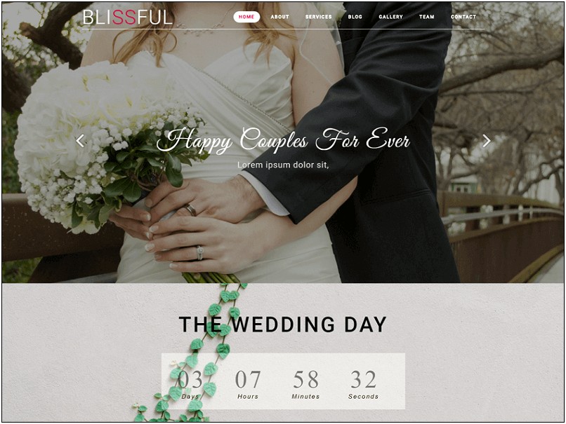 Wedding Planner Css Template Free Download
