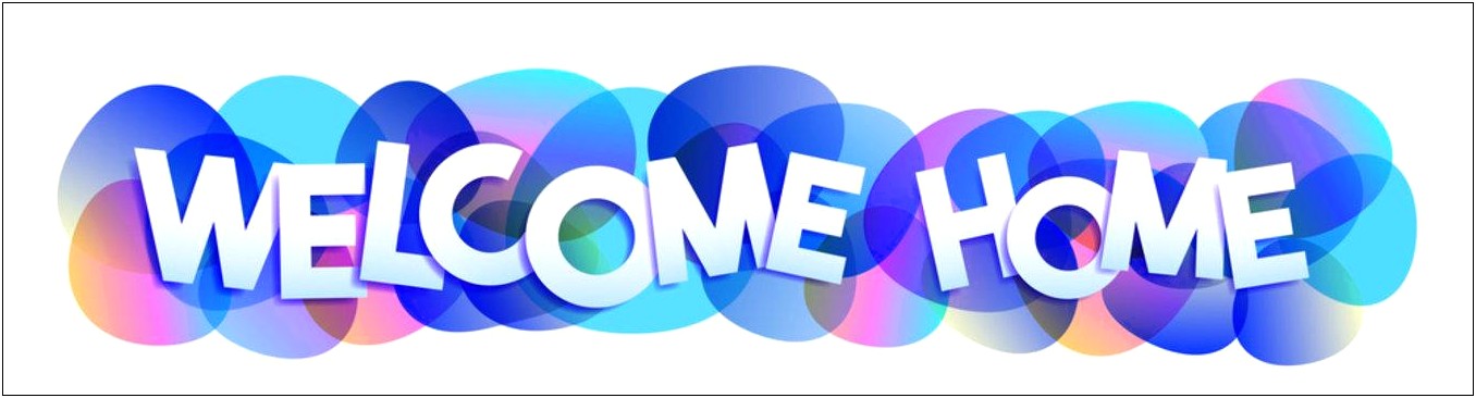 Welcome Home Banner Template For Word