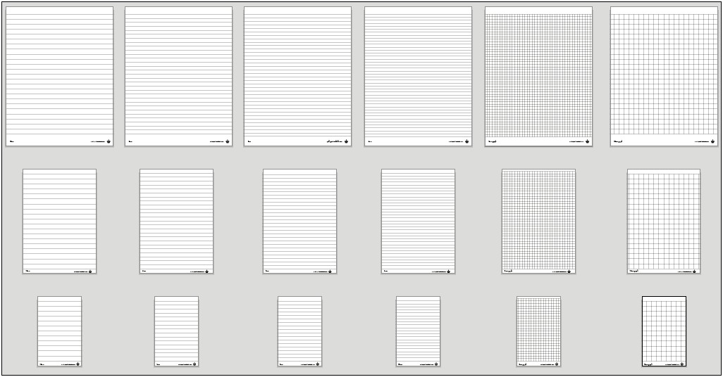 Wide Ruled Lined Paper Template For Word