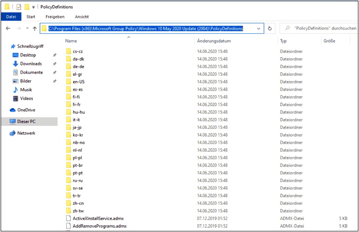 Windows 10 1903 Admx Template Download