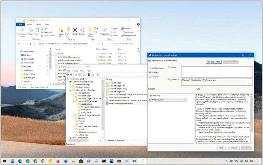 Windows 10 Group Policy Templates Download
