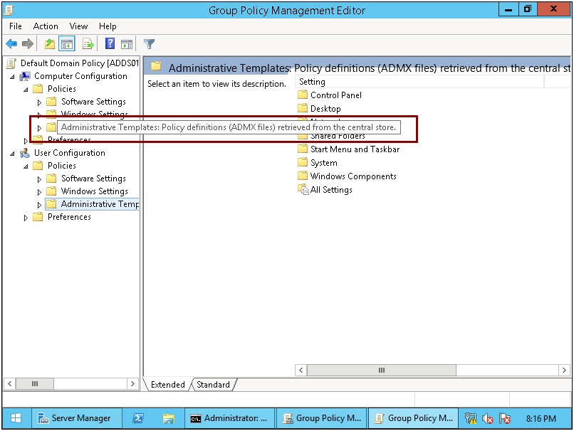 Windows Server 2012 R2 Group Policy Templates Download