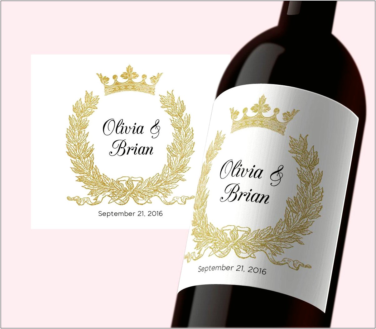 Wine Bottle Label Template Microsoft Word