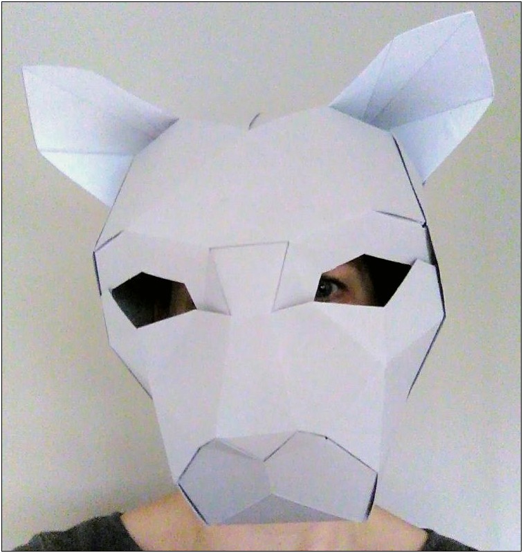Wintercroft Fox Mask Template Free Download