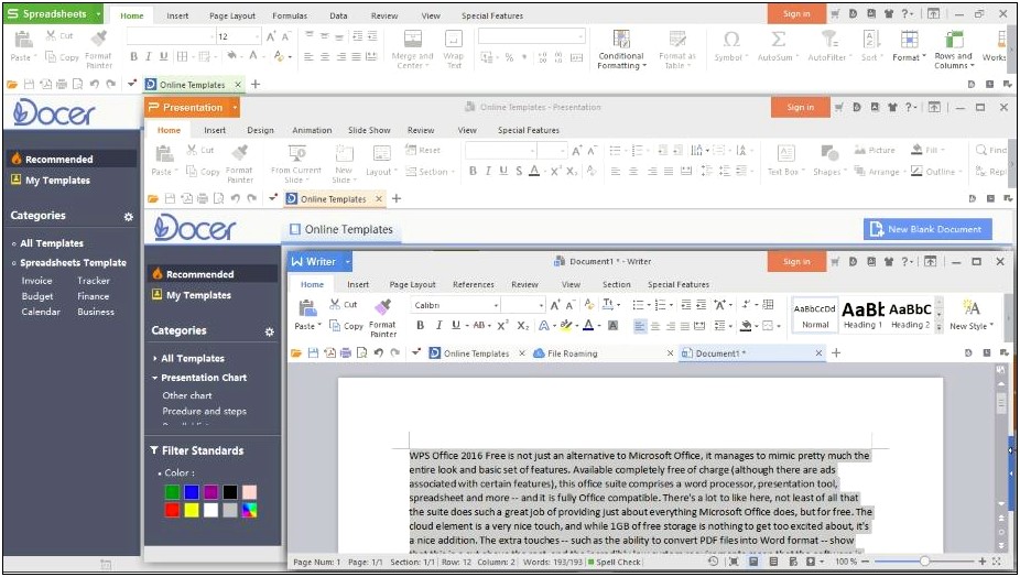 Wps Office And Download Word Templates