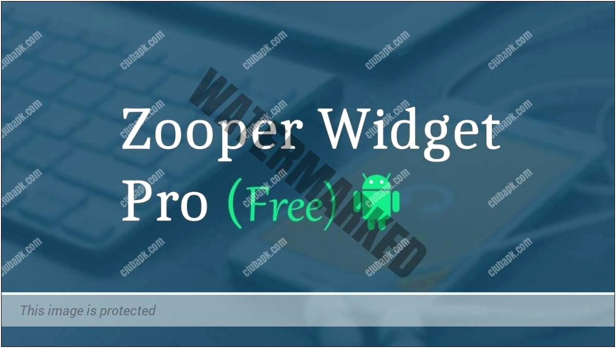 Zooper Widget Pro Templates Free Download